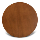 Baxton Studio Irene Modern and Contemporary Walnut Brown Finished 35-Inch-Wide Round Wood Dining Table