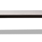 Baxton Studio Cornelie Modern and Contemporary Transitional Grey Fabric Upholstered and Dark Brown Finished Wood Dining Bench