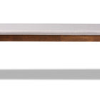Baxton Studio Corey Modern and Contemporary Grey Fabric Upholstered and Walnut Brown Finished Wood Dining Bench