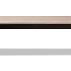 Baxton Studio Giovanni Modern and Contemporary Sand Fabric Upholstered and Dark Brown Finished Wood Dining Bench