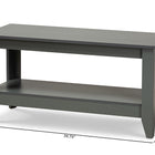 Baxton Studio Elada Modern and Contemporary Grey Finished Wood Coffee Table