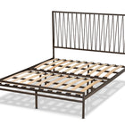 Baxton Studio Jeanette Modern and Contemporary Black Bronze Finished Metal Full Size Platform Bed