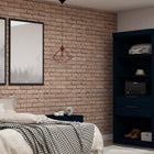 Manhattan Comfort Mulberry Contemporary Modern 36" Wardrobe Closet in Midnight Blue