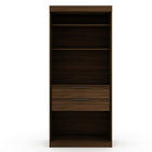 Manhattan Comfort Mulberry Contemporary Modern 36" Wardrobe Closet in Chestnut Brown