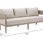 Zuo Foret Sofa Gray