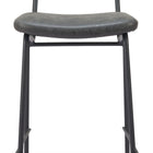 Zuo Charon Counter Stool (Set of 2) Vintage Black