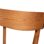 Baxton Studio Cameron Modern and Contemporary Transitional Grey Fabric Upholstered and Walnut Brown Finished Wood 2-Piece Counter Stool Set