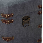 Baxton Studio Palma Modern and Contemporary Transitional Grey Fabric Upholstered Storage Trunk Ottoman