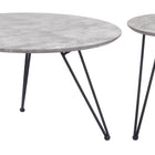 Zuo Kerris Coffee Table Set (2-Piece) Gray & Black