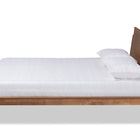 Baxton Studio Giuseppe Modern and Contemporary Walnut Brown Finished Full Size Platform Bed