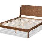 Baxton Studio Giuseppe Modern and Contemporary Walnut Brown Finished King Size Platform Bed