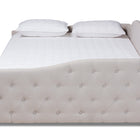 Baxton Studio Becker Modern and Contemporary Transitional Beige Fabric Upholstered Full Size Daybed with Trundle