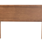 Baxton Studio Alan Modern and Contemporary Transitional Ash Walnut Finished Wood King Size Headboard