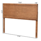 Baxton Studio Alan Modern and Contemporary Transitional Ash Walnut Finished Wood King Size Headboard