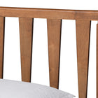 Baxton Studio Kuro Modern and Contemporary Walnut Brown Finished Wood Twin Size Platform Bed