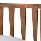 Baxton Studio Michi Modern and Contemporary Ash Walnut Finished Wood Twin Size Bed
