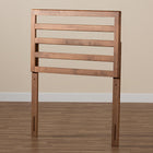 Baxton Studio Akemi Modern and Contemporary Ash Walnut Finished Wood Twin Size Headboard