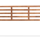 Baxton Studio Akemi Modern and Contemporary Ash Walnut Finished Wood King Size Headboard