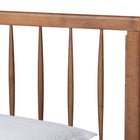 Baxton Studio Toru Mid-Century Modern Ash Walnut Finished Wood Twin Size Platform Bed