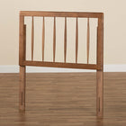 Baxton Studio Valin Modern and Contemporary Ash Walnut Finished Wood Twin Size Headboard