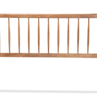 Baxton Studio Valin Modern and Contemporary Ash Walnut Finished Wood Queen Size Headboard