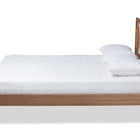 Baxton Studio Toru Mid-Century Modern Ash Walnut Finished Wood Full Size Platform Bed