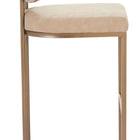 Zuo Velar Barstool (Set of 2) Beige