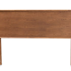 Baxton Studio Laurien Mid-Century Modern Ash Walnut Finished Wood Full Size Headboard
