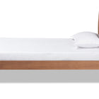 Baxton Studio Emiko Modern and Contemporary Walnut Brown Finished Wood Twin Size Platform Bed