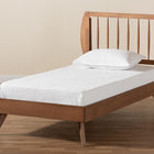 Baxton Studio Emiko Modern and Contemporary Walnut Brown Finished Wood Twin Size Platform Bed