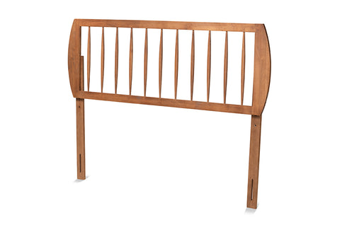 Baxton Studio Norman Modern and Contemporary Transitional Ash Walnut Finished Wood Full Size Headboard