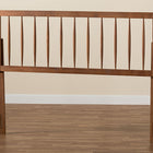 Baxton Studio Norman Modern and Contemporary Transitional Ash Walnut Finished Wood King Size Headboard