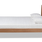Baxton Studio Emiko Modern and Contemporary Walnut Brown Finished Wood Queen Size Platform Bed