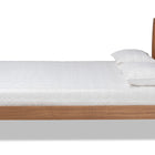 Baxton Studio Emiko Modern and Contemporary Walnut Brown Finished Wood King Size Platform Bed