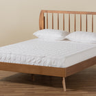 Baxton Studio Emiko Modern and Contemporary Walnut Brown Finished Wood Full Size Platform Bed