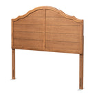 Baxton Studio Clive Vintage Traditional Farmhouse Ash Walnut Finished Wood King Size Headboard