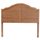 Baxton Studio Clive Vintage Traditional Farmhouse Ash Walnut Finished Wood King Size Headboard