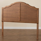 Baxton Studio Clive Vintage Traditional Farmhouse Ash Walnut Finished Wood King Size Headboard