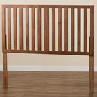 Baxton Studio Oren Modern and Transitional Ash Walnut Finished Wood Queen Size Headboard