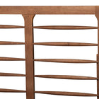 Baxton Studio Petra Mid-Century Modern Ash Walnut Finished Wood Queen Size Platform Bed
