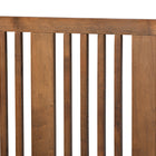 Baxton Studio Takeo Mid-Century Modern Transitional Ash Walnut Finished Wood Twin Size Platform Bed