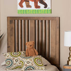 Baxton Studio Harena Modern and Contemporary Transitional Ash Walnut Finished Wood Twin Size Headboard