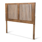 Baxton Studio Harena Modern and Contemporary Transitional Ash Walnut Finished Wood King Size Headboard