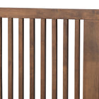Baxton Studio Takeo Mid-Century Modern Transitional Ash Walnut Finished Wood Queen Size Platform Bed