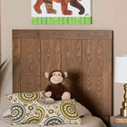 Baxton Studio Patwin Modern and Contemporary Transitional Ash Walnut Finished Wood Twin Size Headboard