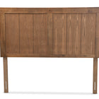 Baxton Studio Patwin Modern and Contemporary Transitional Ash Walnut Finished Wood King Size Headboard