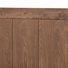 Baxton Studio Nicola Mid-Century Modern Transitional Ash Walnut Finished Wood Full Size Platform Bed