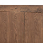 Baxton Studio Nicola Mid-Century Modern Transitional Ash Walnut Finished Wood Queen Size Platform Bed