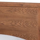 Baxton Studio Hiro Mid-Century Modern Walnut Brown Finished Wood Twin Size Platform Bed