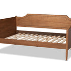 Baxton Studio Alya Classic Traditional Farmhouse Walnut Brown Finished Wood Full Size Daybed